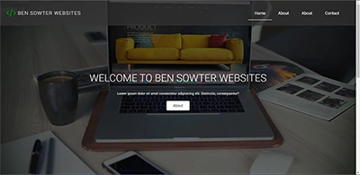 screenshot of Ben Sowter Websites