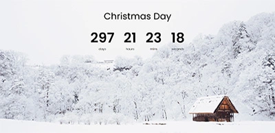 screenshot of Countdown PHP webpage